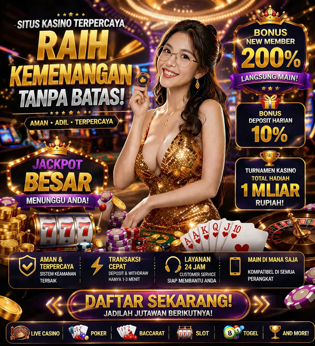 Roleta e blackjack 60game